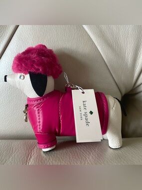 Kate Spade keychain Claude dachshund charm K9252.